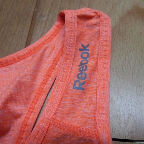 Coral razor back active tank top Reebok size M medium - Picture 4 of 6